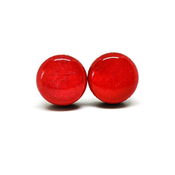 Iraasa Textured Gold Stud Earrings – Pakistani Jewellery